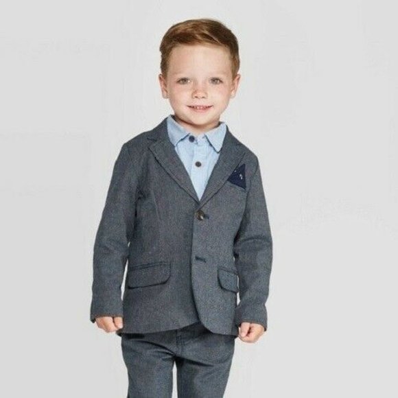 Cat & Jack Other - Cat & Jack Toddler Boys’ Woven Blazer, Blue